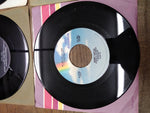 Vtg 6 Pc 45 RPM Record Lot Jimmy Buffett Oak Ridge Boys Bobby Vinton Tony Orland