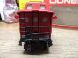 Vtg O Gauge Lionel Train Lighted Porthole Caboose 6 9163 ATSF Santa Fe 1973 Box!