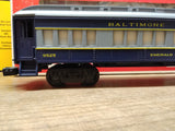 Vtg O Gauge Lionel Train Lighted B&O Emerald Brook 9525 Passenger Car w/Box Nice