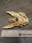 Vtg E Pluribus Infantry Hat Helmet Badge Eagle Military Post Civil War 1881-1902