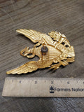 Vtg E Pluribus Infantry Hat Helmet Badge Eagle Military Post Civil War 1881-1902