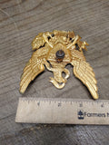 Vtg E Pluribus Infantry Hat Helmet Badge Eagle Military Post Civil War 1881-1902