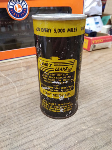 Vtg Bar's Leaks Radiator Stop Leak Can Heavy Duty Gas Station 5.5 Fl Oz Full