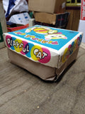 Vtg Playful Cat Wind Up Toy Chadwick Miller Made In Japan w/Orig Box Works Great