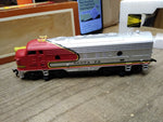 Vtg HO Scale 2 Pc Tyco Santa Fe 4015 Diesel Locomotive Train Lot Works/Non Works