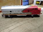Vtg HO Scale 2 Pc Tyco Santa Fe 4015 Diesel Locomotive Train Lot Works/Non Works