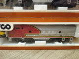 Vtg HO Scale 2 Pc Tyco Santa Fe 4015 Diesel Locomotive Train Lot Works/Non Works