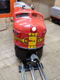 Vtg O Gauge Lionel 2 Pc Santa Fe 2343 Diesel Locomotive Train Working/Dummy Unit