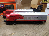 Vtg O Gauge Lionel 2 Pc Santa Fe 2343 Diesel Locomotive Train Working/Dummy Unit