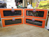 Lionel Train O Gauge 4 Pc Set Western Union Telegraph 2308 Dining&1307 Camp Car