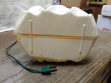 Vtg Union Prod? Christmas Angel Blow Mold Lighted Hard Plastic Yard Decor 18"