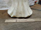 Vtg Union Prod? Christmas Angel Blow Mold Lighted Hard Plastic Yard Decor 18"