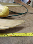 Vtg Union Prod? Christmas Angel Blow Mold Lighted Hard Plastic Yard Decor 18"