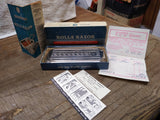 Vtg Rolls Razor Viscount Model Instructions Receipt Papers Orig Box Great Shape!