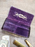 Vtg WW I Gillette Ball Tip Gold Tone Open Comb Razor Blade Bank Blades Orig Box!