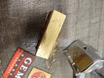 Vtg 2 Piece Safety Razor Lot Gem Ever Ready with Blade Bank and Original Blades