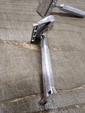 Vtg 2 Piece Safety Razor Lot Gem Ever Ready with Blade Bank and Original Blades