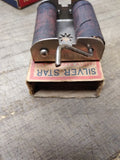 Vtg Silver Star Safety Razor Blade Sharpener For All Gillette Style Blades w/Box
