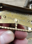 Vtg 2 Piece GEM Safety Razor Lot Brass Micromatic Clogpruf Brooklyn NY