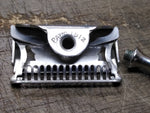Vtg 2 Piece GEM Safety Razor Lot Brass Micromatic Clogpruf Brooklyn NY