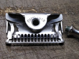 Vtg 2 Piece GEM Safety Razor Lot Brass Micromatic Clogpruf Brooklyn NY