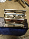 Vtg Date Code K-2 1965 Lady Gillette TTO DE Starburst Safety Razor in Good Shape