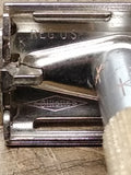 Vtg Date Code K-2 1965 Lady Gillette TTO DE Starburst Safety Razor in Good Shape