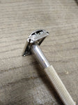 Vtg Date Code K-2 1965 Lady Gillette TTO DE Starburst Safety Razor in Good Shape