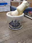 Vtg 3 Pc Lot Old Spice Shaving Mug Century Pure Badger Brush Williams Shave Soap