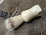 Vtg 3 Pc Lot Old Spice Shaving Mug Century Pure Badger Brush Williams Shave Soap