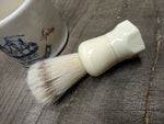 Vtg 3 Pc Lot Old Spice Shaving Mug Century Pure Badger Brush Williams Shave Soap