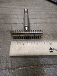 Vtg 3 Piece Durham Duplex Straight & DE Razor Barbershop Shaving Lot with Box