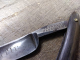 Vtg Bindley Hardware Co Magnetic Folding Straight Razor w/Jimps Pittsburgh Pa