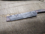 Vtg 2 Pc Straight Razor Parts Repair Lot Wood Scales Hollow Ground Clauberg Bros