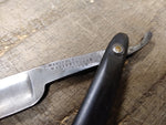Vtg Antique Straight Razor Wade & Butcher Sheffield England Wooden Scales