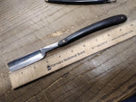 Vtg Antique Straight Razor Wade & Butcher Sheffield England Wooden Scales
