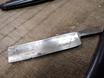 Vtg Antique Straight Oxford Razor Warranted w/Jimps Germania Cutl Works Germany