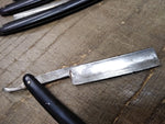 Vtg Antique Straight Oxford Razor Warranted w/Jimps Germania Cutl Works Germany
