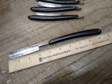 Vtg Antique Straight Oxford Razor Warranted w/Jimps Germania Cutl Works Germany