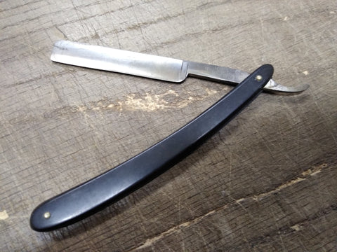 Vtg Antique Straight Razor Union Razor Cutlery Co with Jimps Union City GA USA
