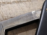 Vtg Antique Straight Razor Union Razor Cutlery Co with Jimps Union City GA USA