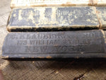 Vtg Antique 5 Pc Straight Razor Empty Box Lot C Klauberg Uncle Sam Jas T Scott