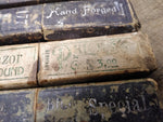 Vtg Antique 5 Pc Straight Razor Empty Box Lot C Klauberg Uncle Sam Jas T Scott