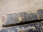 Vtg Antique 5 Pc Straight Razor Empty Box Lot C Klauberg Uncle Sam Jas T Scott