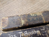 Vtg Antique 5 Pc Straight Razor Empty Box Lot C Klauberg Uncle Sam Jas T Scott