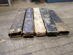 Vtg Antique 5 Pc Straight Razor Empty Box Lot C Klauberg Uncle Sam Jas T Scott