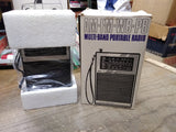 Vtg Longines Symphonette AM FM WB PB Portable Transistor Radio Powers On w/Box