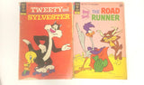 Lot of 8 1970s Era Gold Key Comics Walt Disney and Looney Tunes