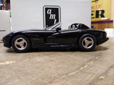 Vtg NOS AMT ERTL #6128 1993 Dodge Viper RT/10 Black Sports Car 1:25 Scale Mint!