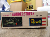 Vtg Revell USAF Republic F-84F Thunderstreak Jet 1:53.6 Scale Plastic Model Kit